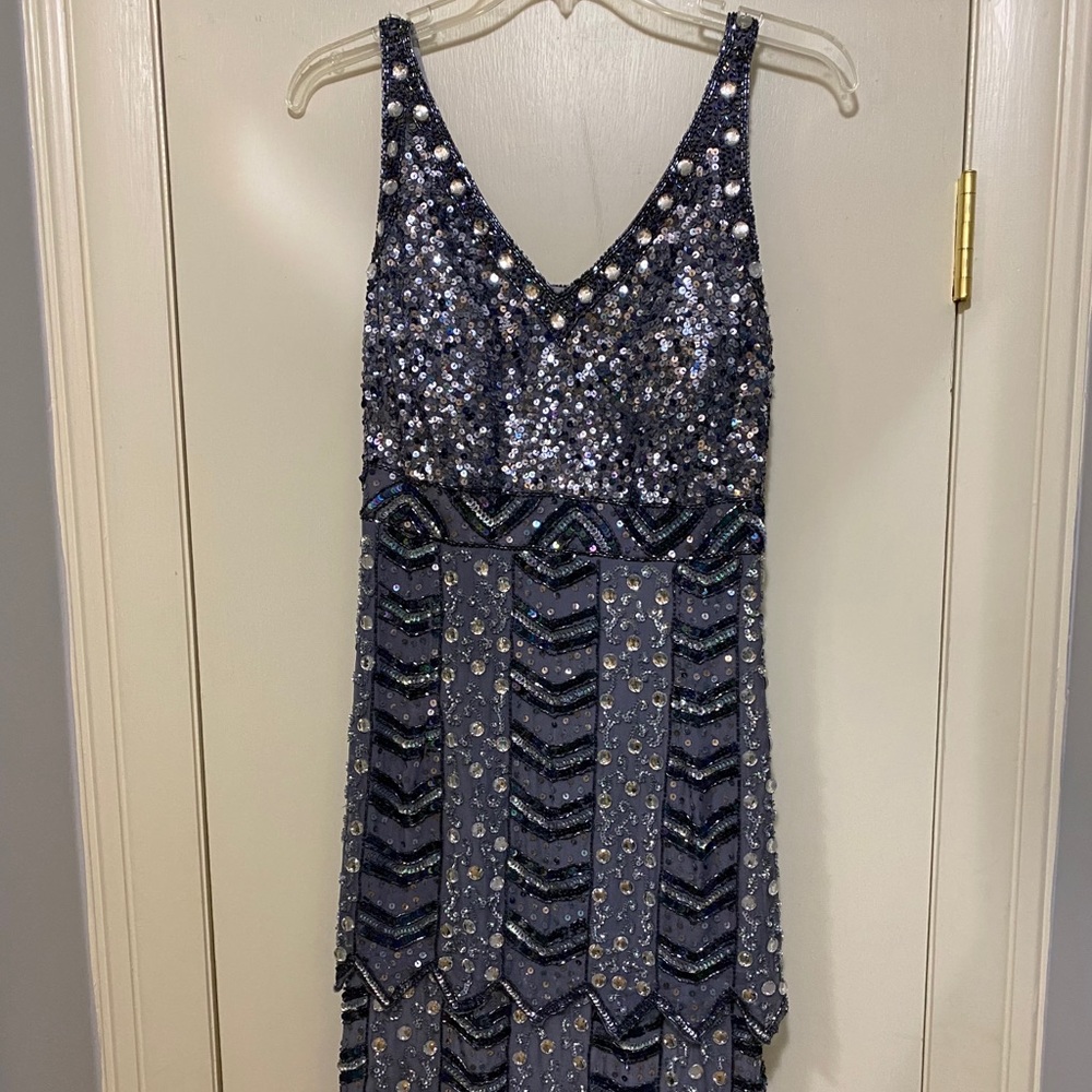Grey Sequin Dress